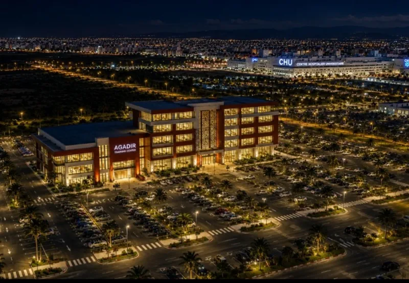 Complexe de formation et bureaux de 9 600 m² au Nouveau Pôle Urbain d'Agadir